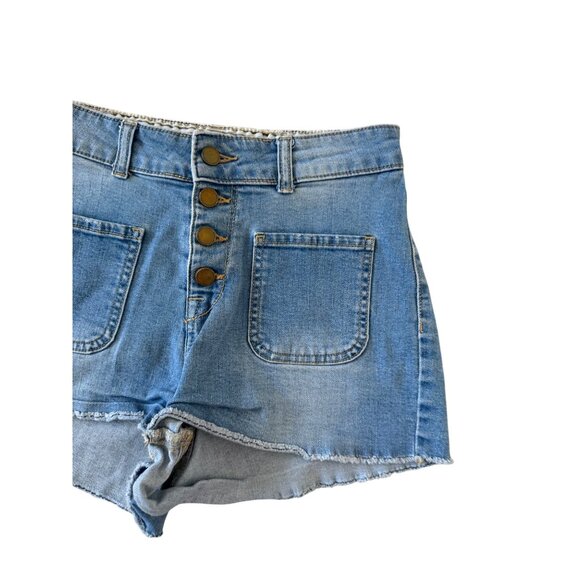 ROXY Women’s Buttondly Denim Shorts Size 28 - Picture 3 of 6